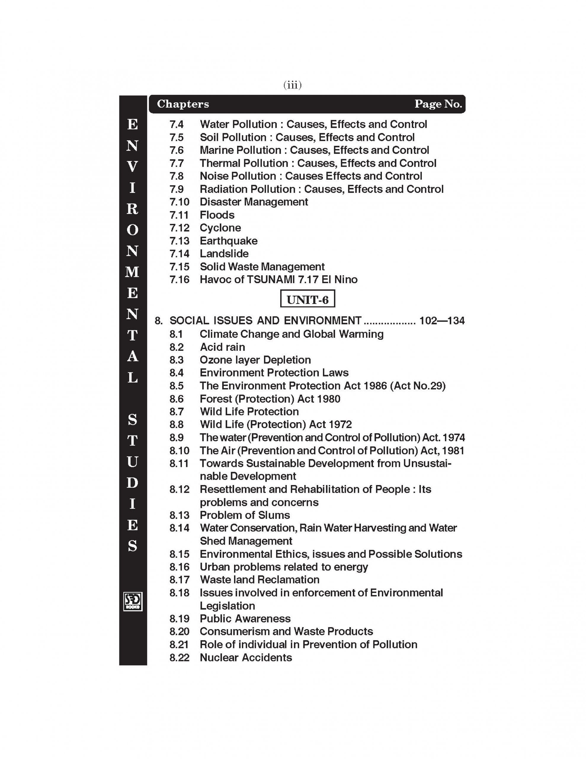 Environmental Studies (Compulsory Paper)