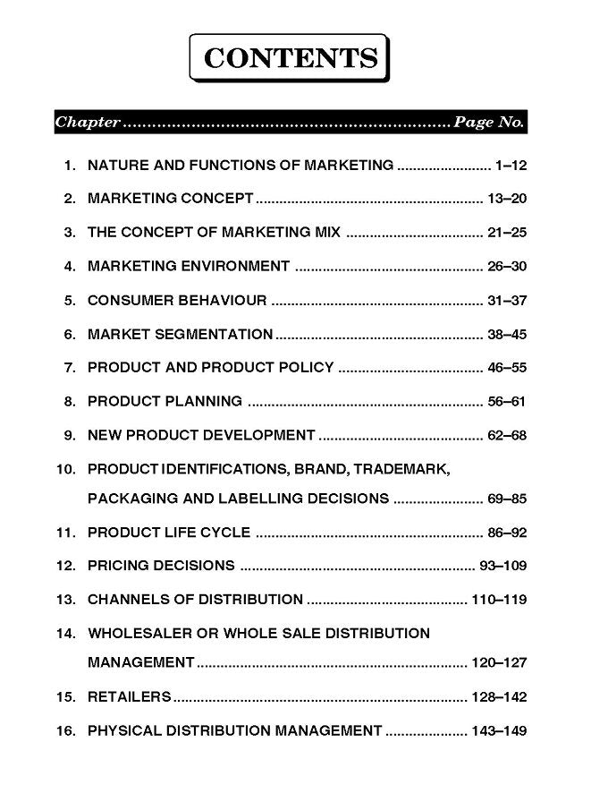 Marketing Management For B.B.A & M.B.A