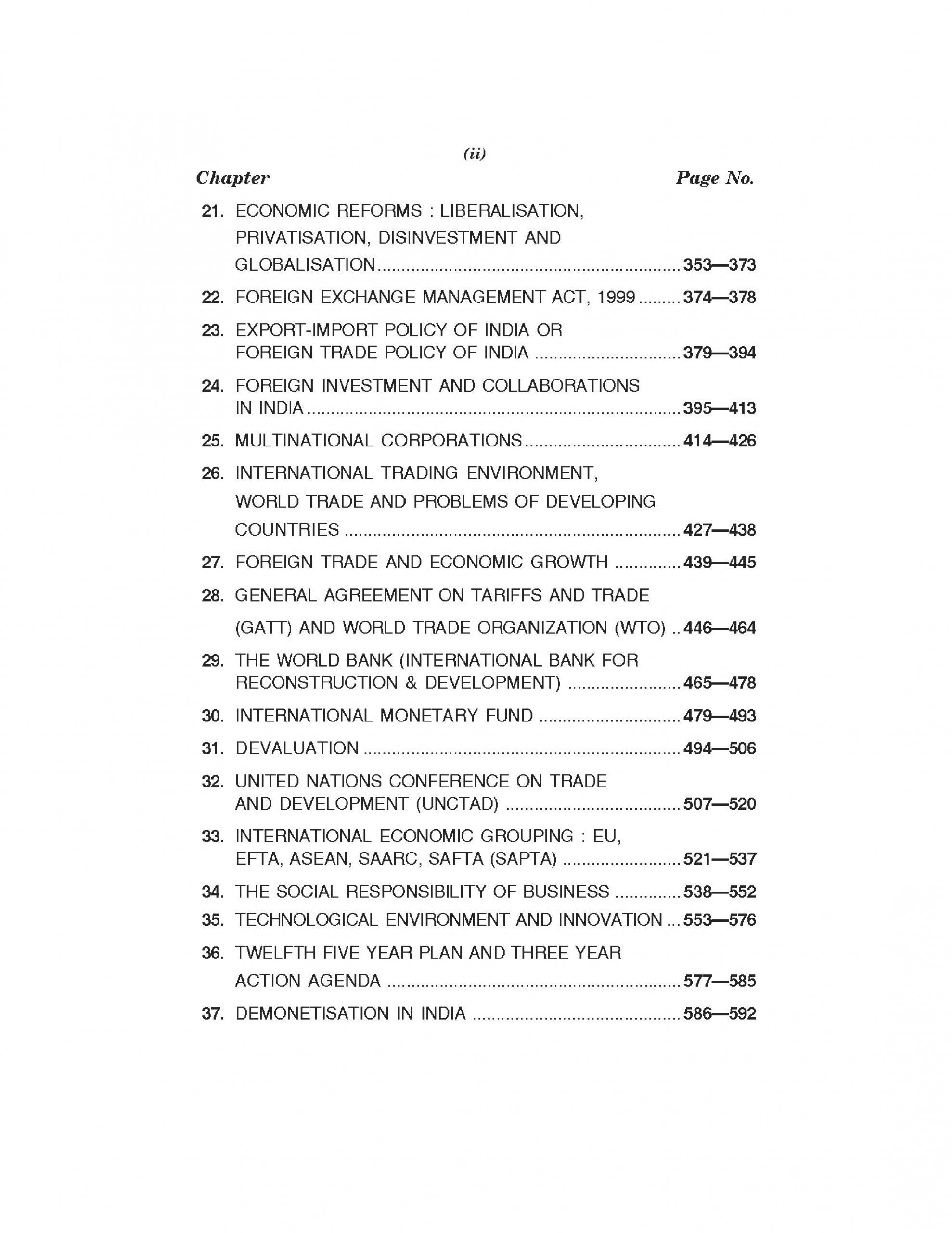 Economic Environment For BBA, B.Com, MBA & M.Com