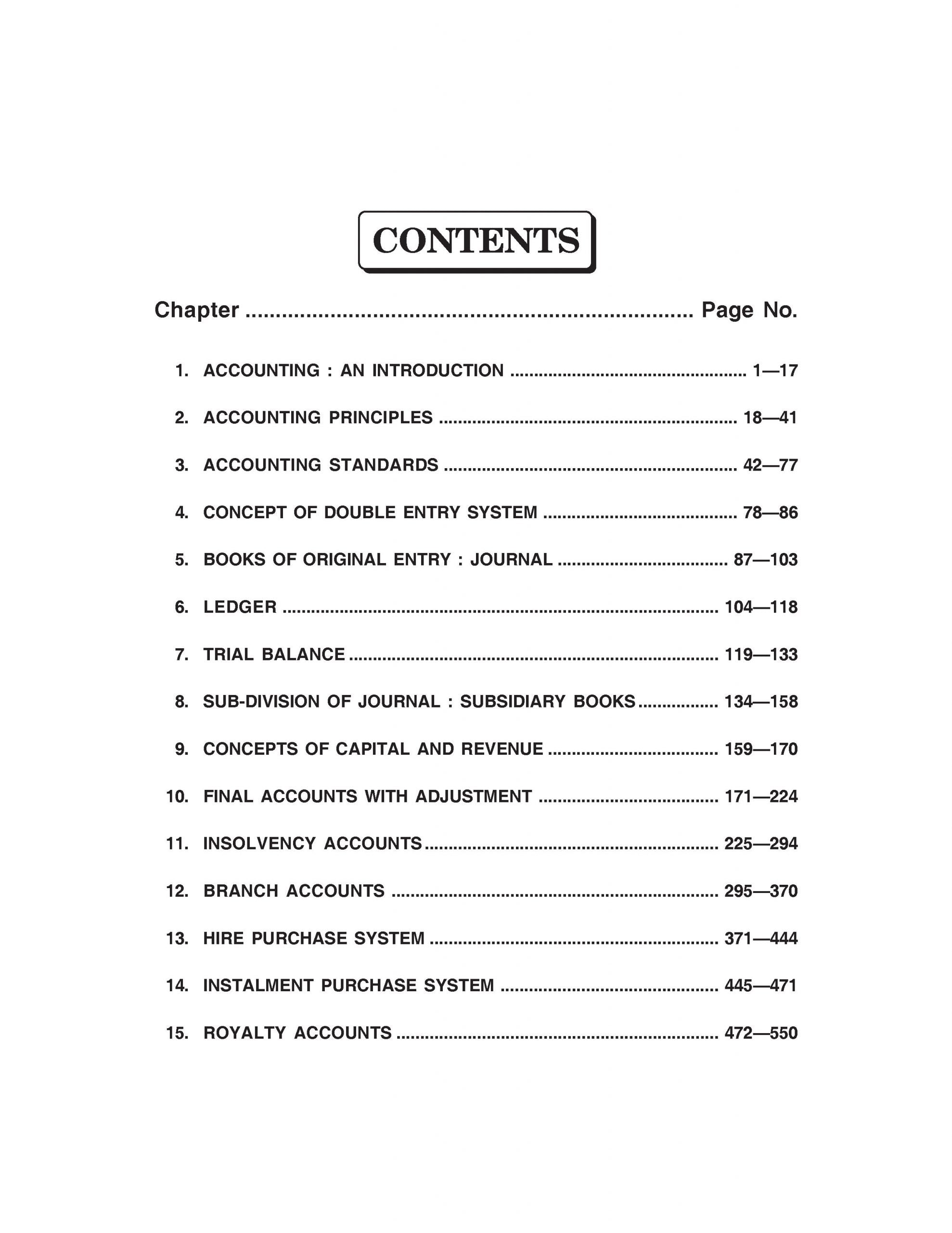 Financial Accounting For B.Com, B.B.A., M.Com & M.B.A.