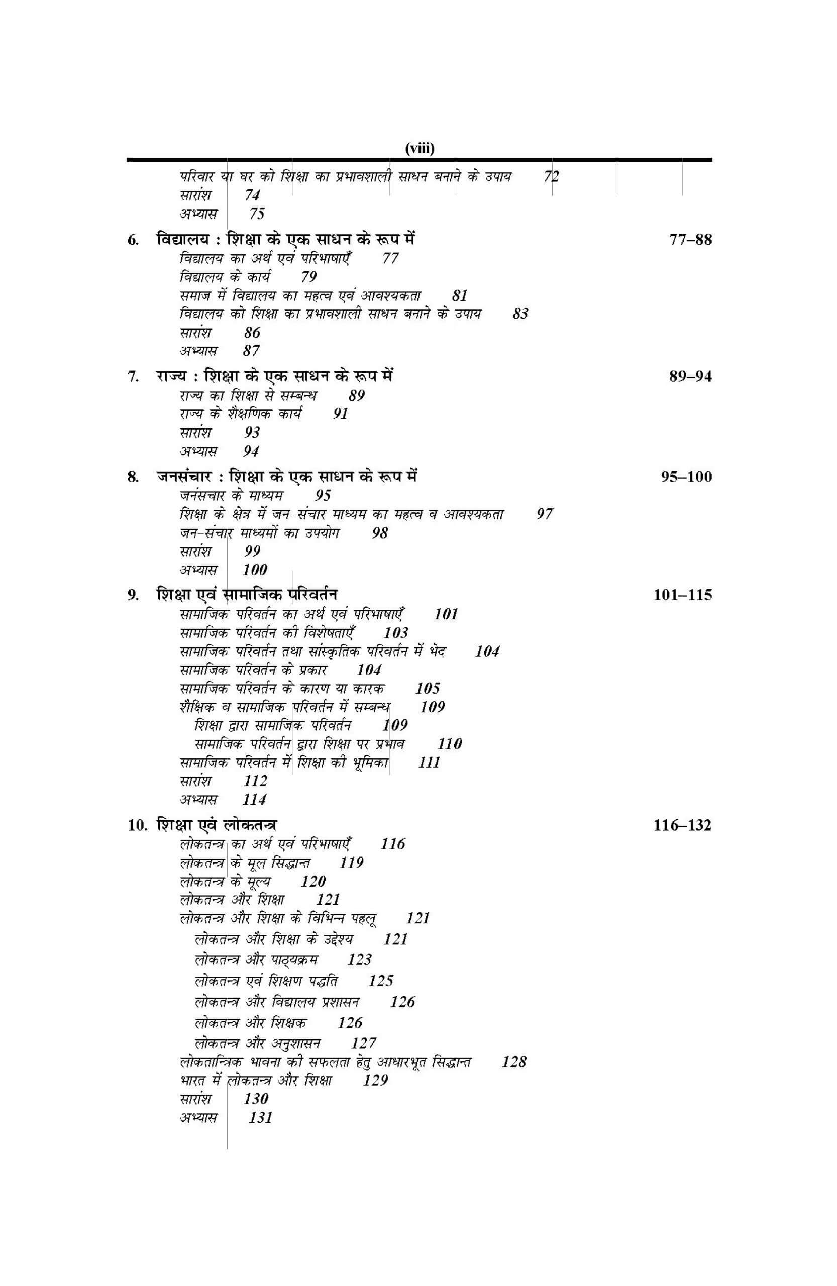 Principles of Education (शिक्षा के सिद्धांत) For BA and MA