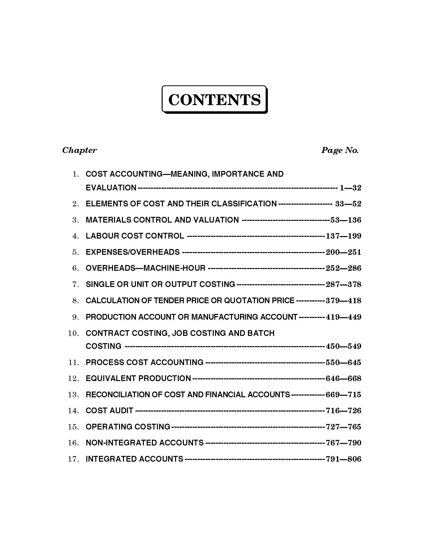 Cost Accounting For B.Com, BBA, M.Com & MBA