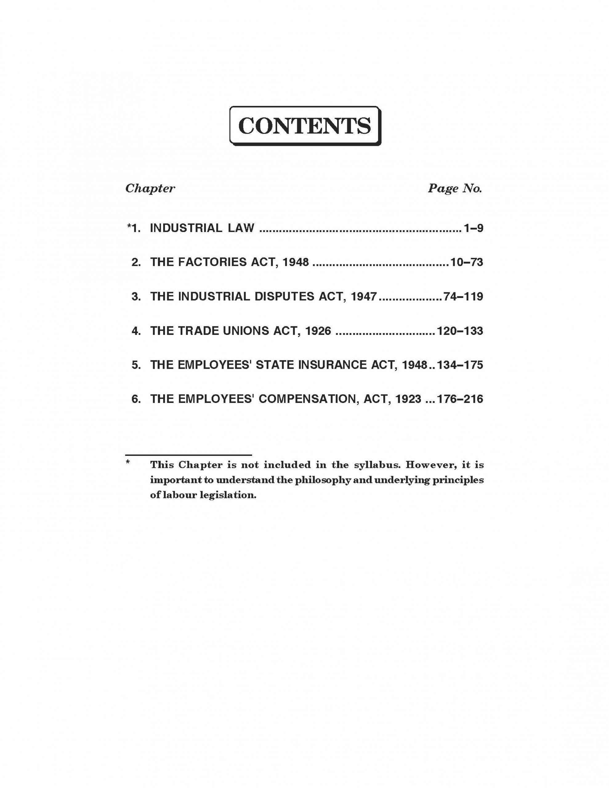 Industrial Law For B.Com, BBA, M.Com & MBA