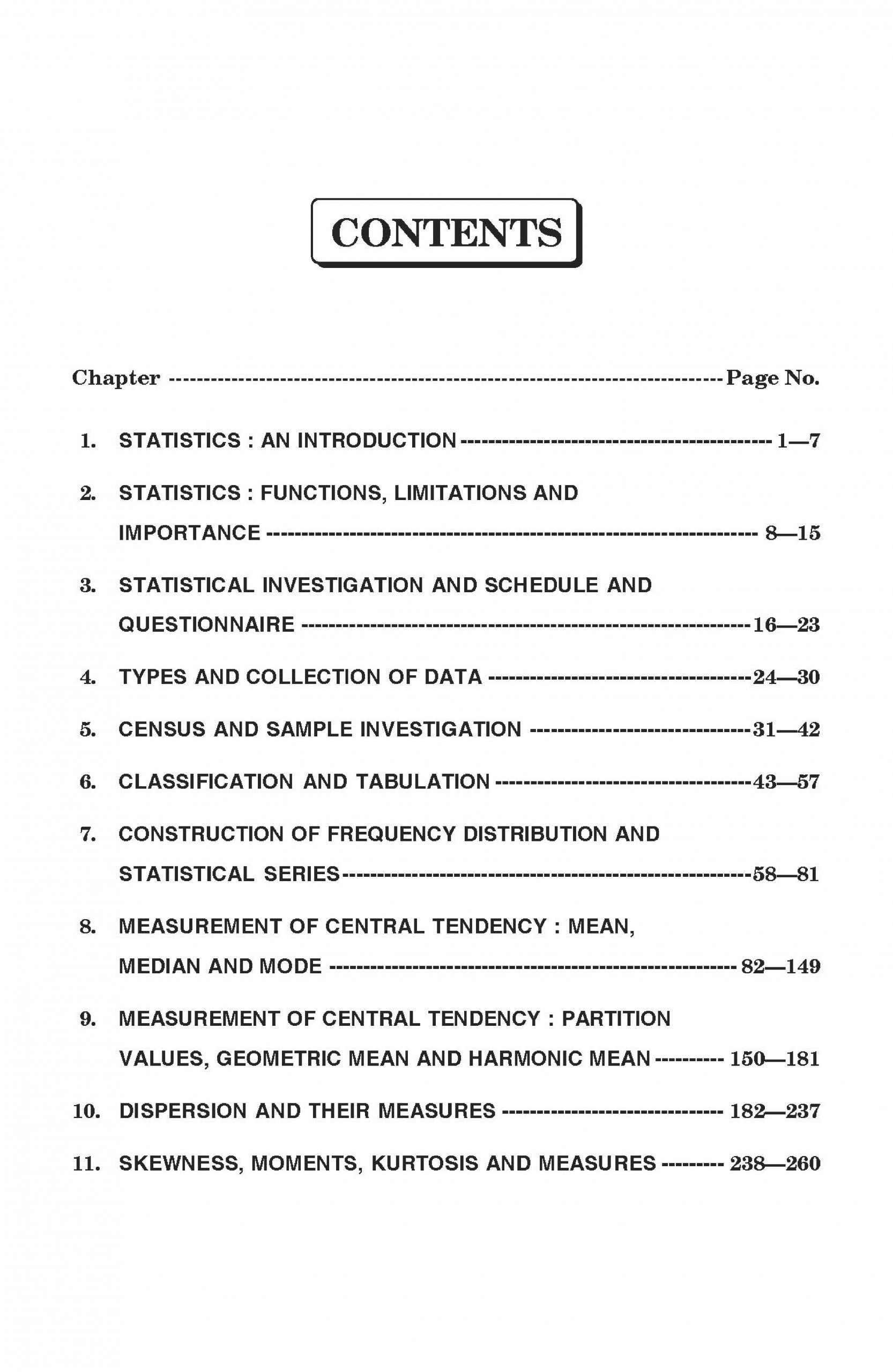 Principles of Statistics For B.Com, BBA, M.Com and MBA