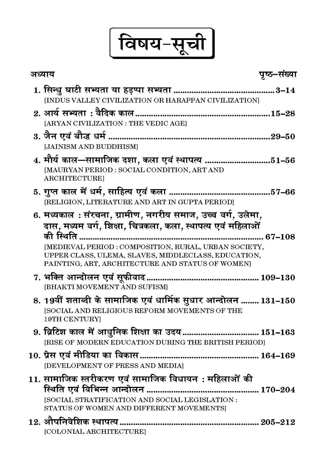 History of Indian Culture (भारतीय संस्कृति का इतिहास) For B.A & M.A.