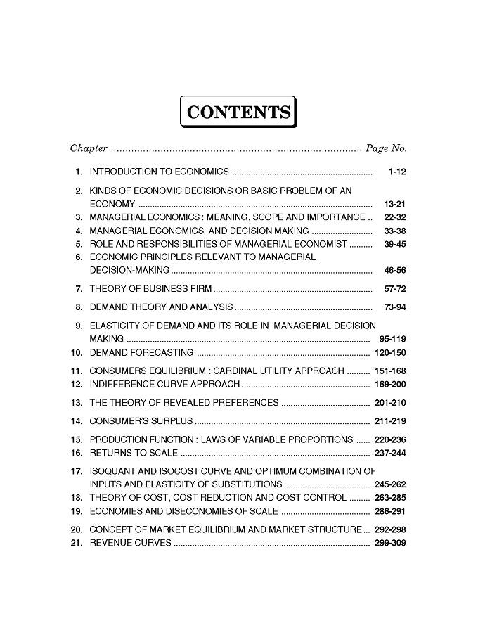 Managerial Economics