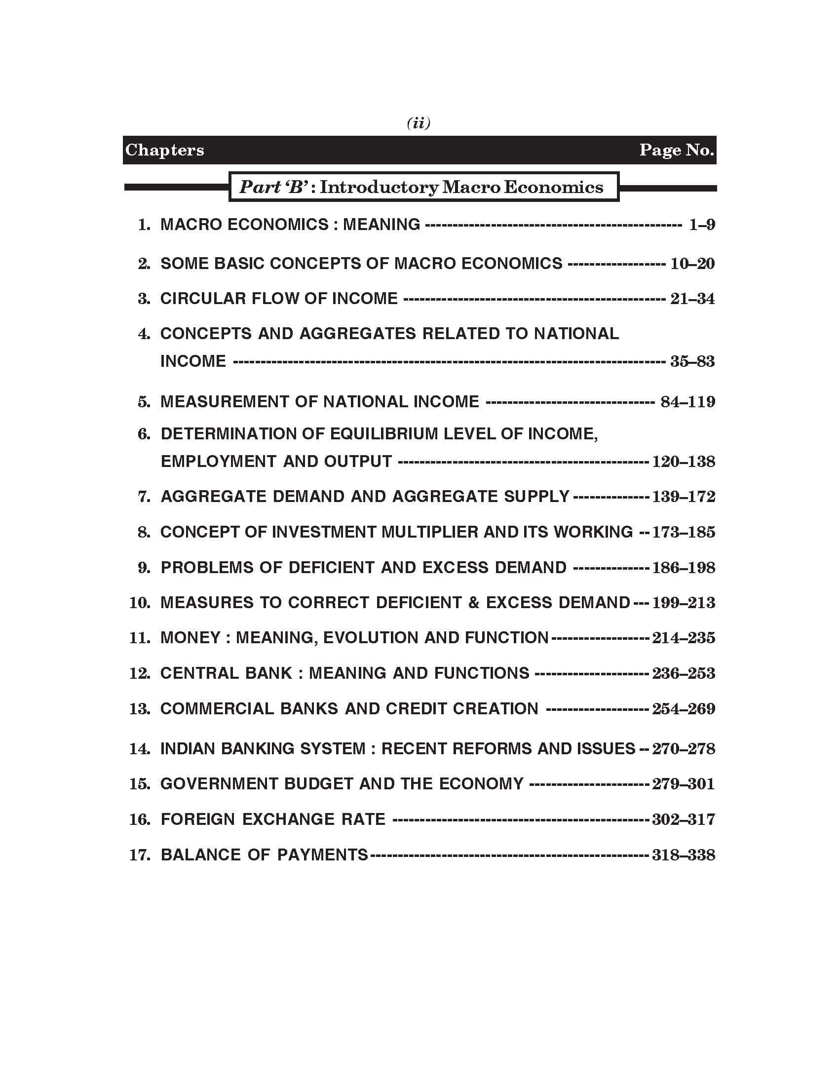 Economics For Class XII (NCERT/CBSE) According to NEP-2020