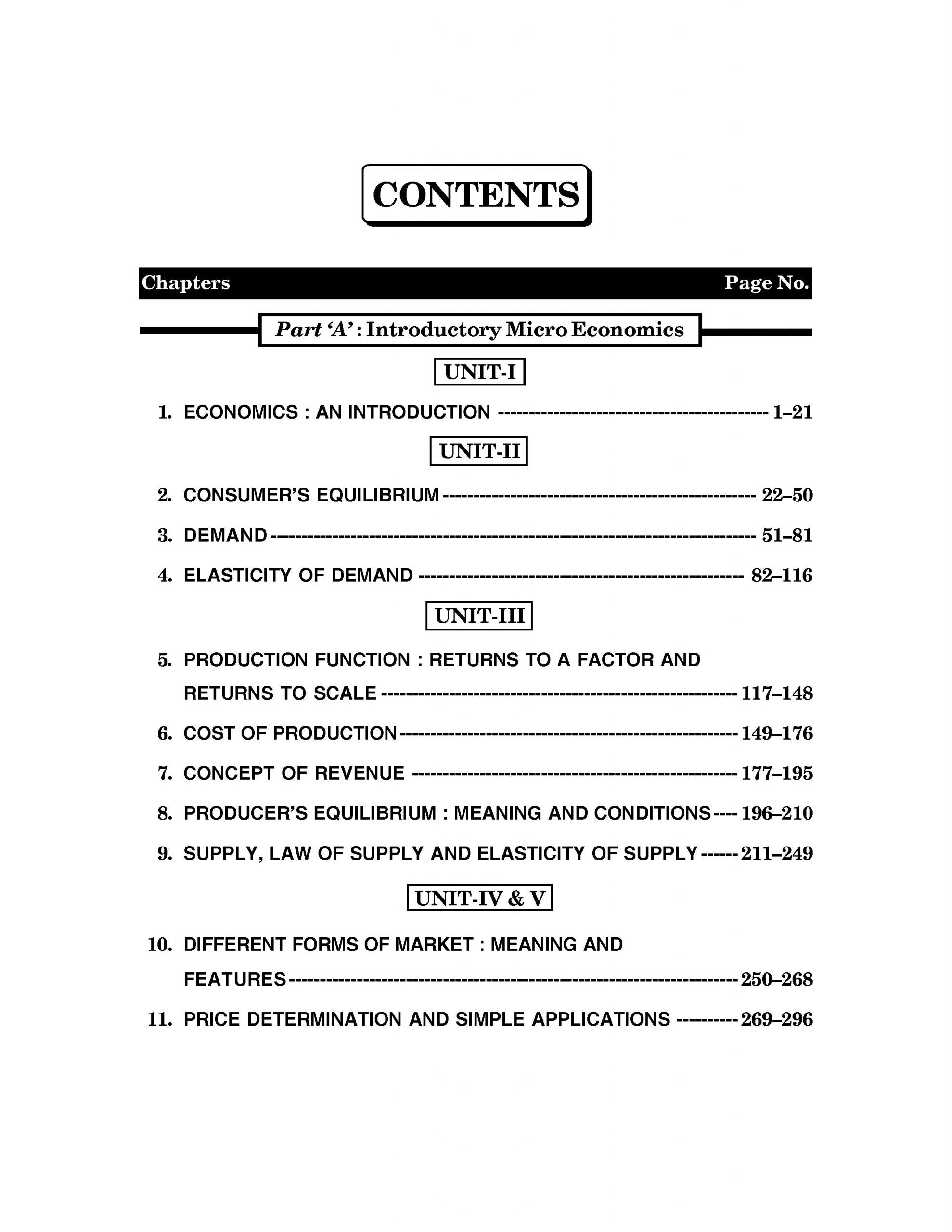 Economics (अर्थशास्त्र) For B.A & M.A. (Chattisgarh Universities)