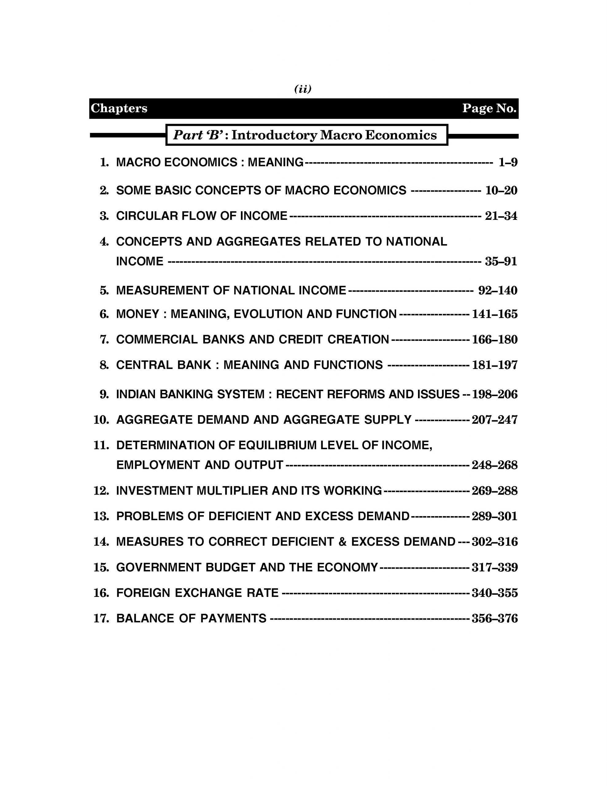 Economics (अर्थशास्त्र) For B.A & M.A. (Chattisgarh Universities)