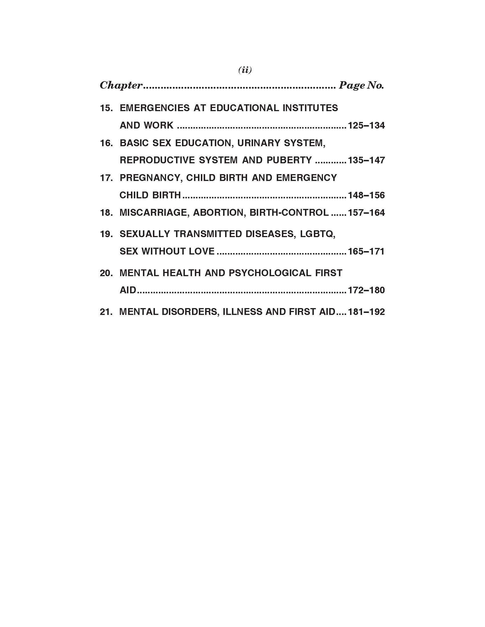 First Aid and Health For Sem.-2 (According to NEP-2020)