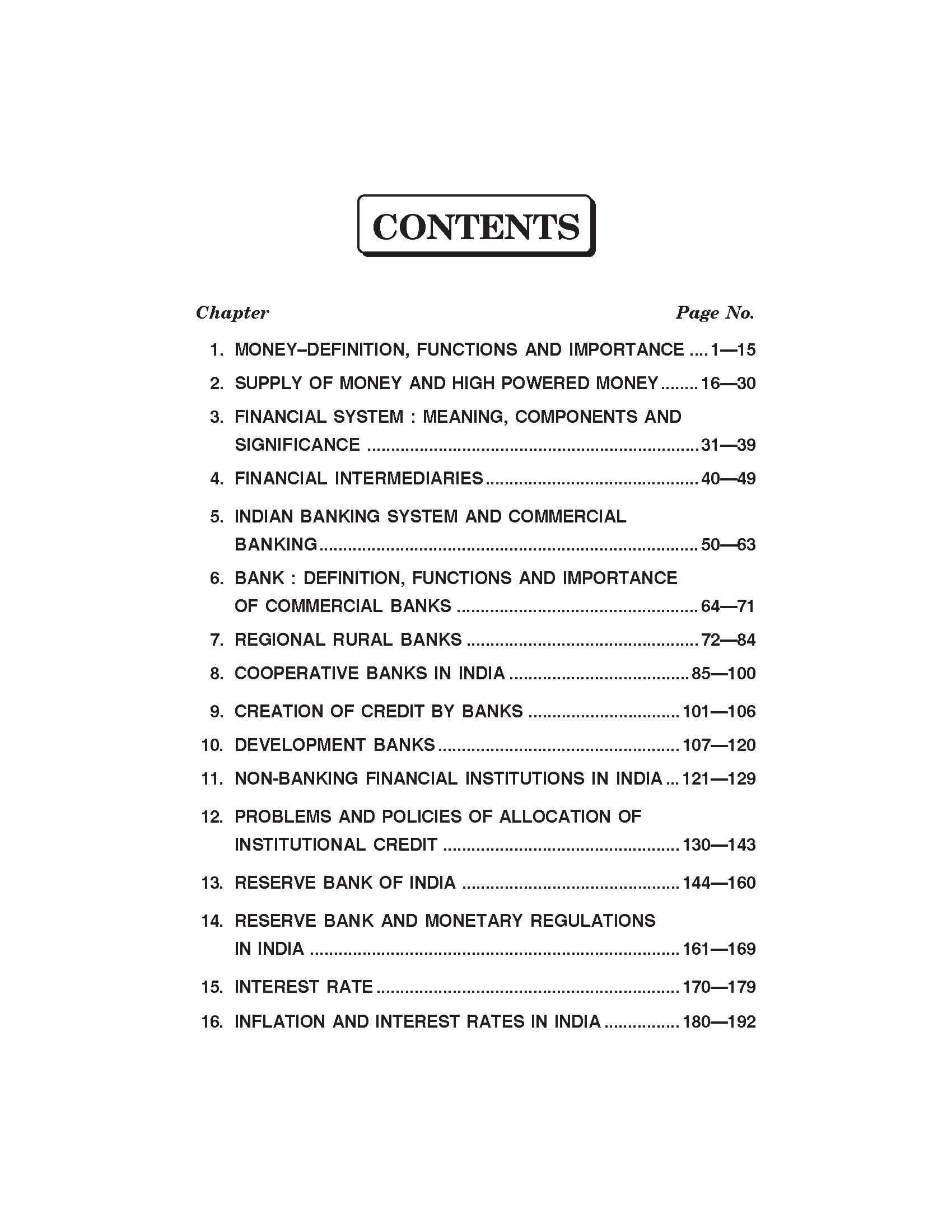 Monetary Theory and Banking in India For B.Com. Sem.-5 (According to NEP-2020)