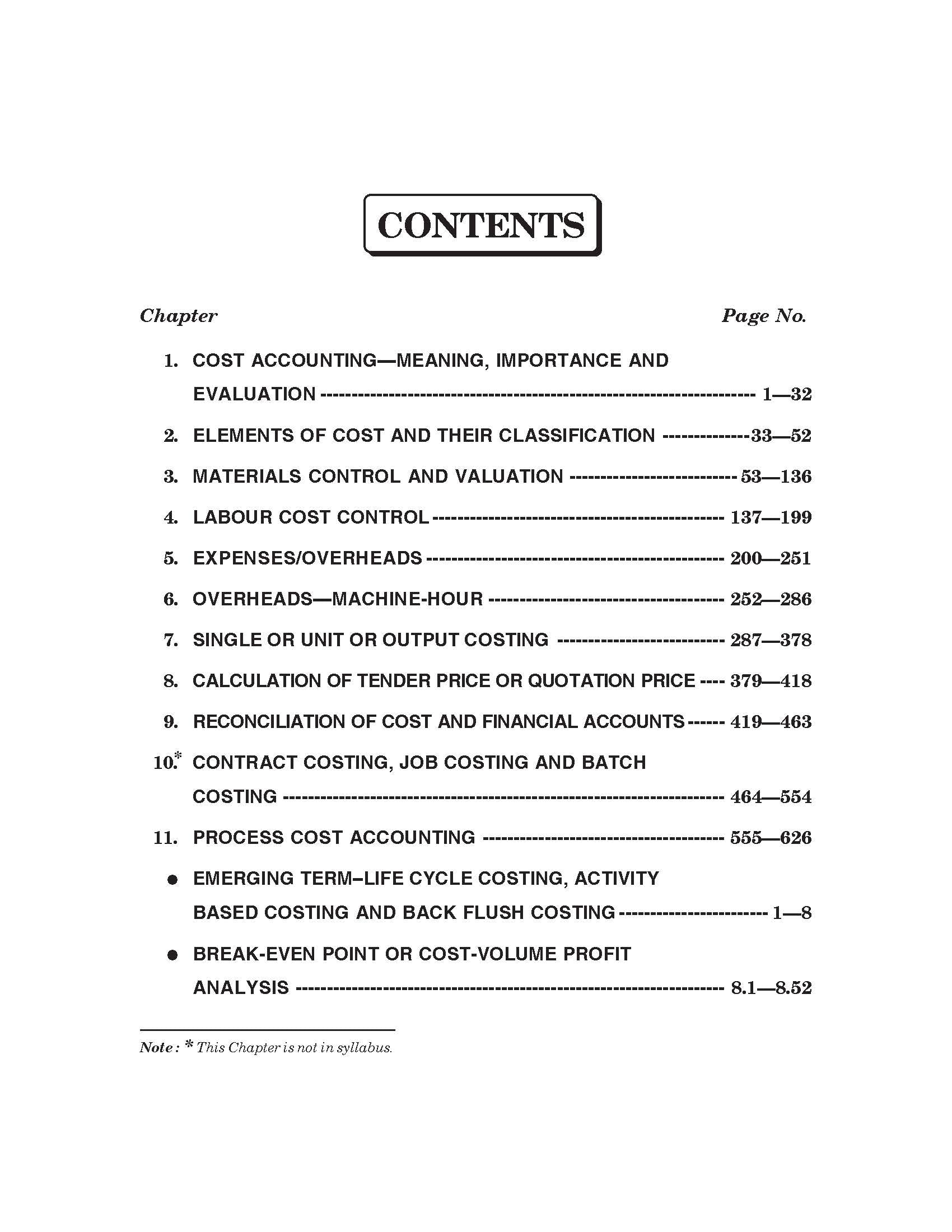 Cost Accounting For B.B.A. Sem.-2 (Chattisgarh University) According to NEP-2020