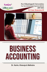 Business Accounting For B.Com. Sem.-2 (Chattisgarh University) According to NEP-2020