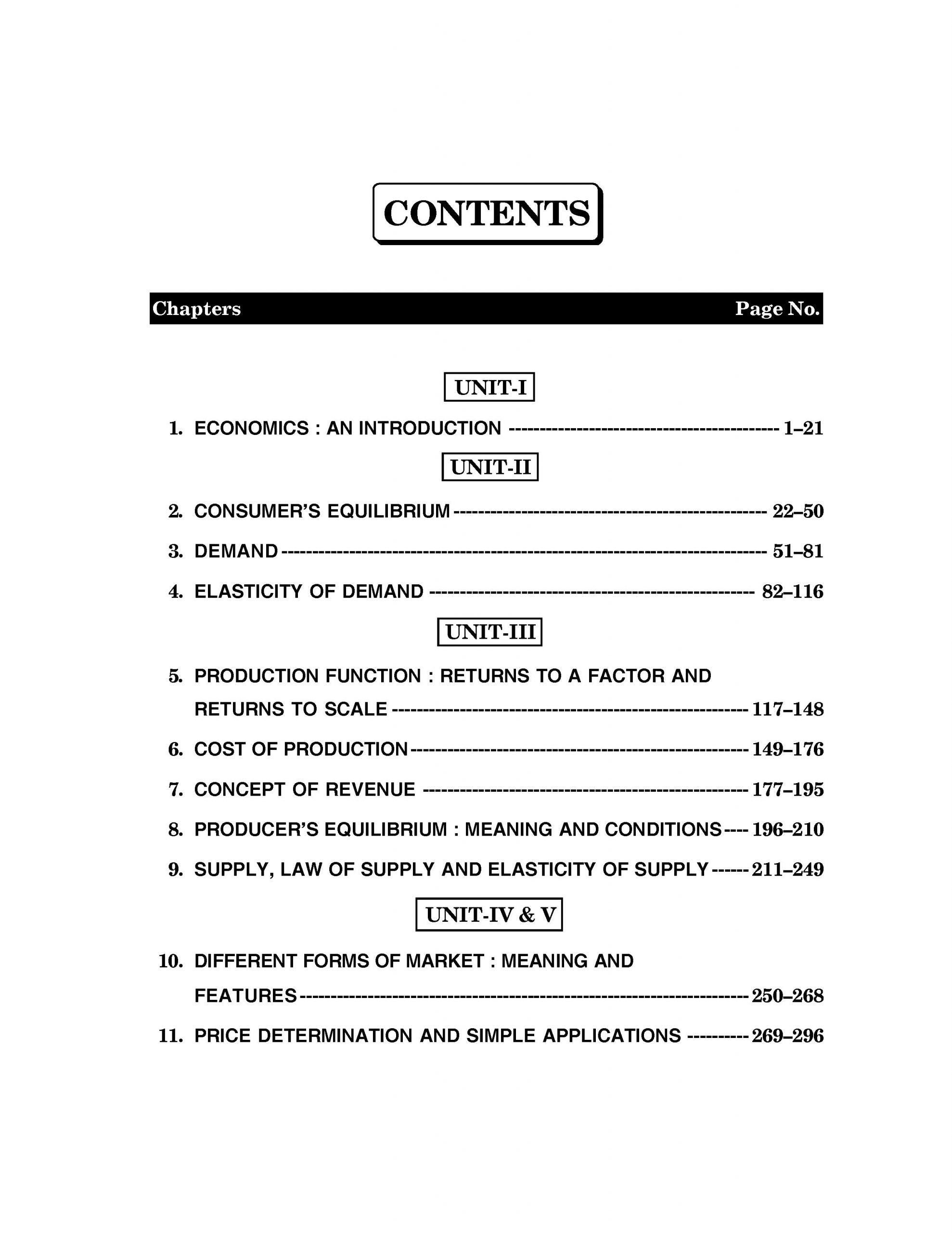 Introductory Micro Economics For Class XII (NCERT/CBSE)